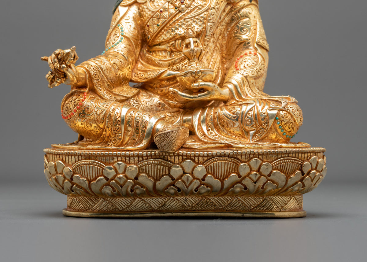 Guru Rinpoche Copper Statue | Lotus-Born Master of Vajrayana