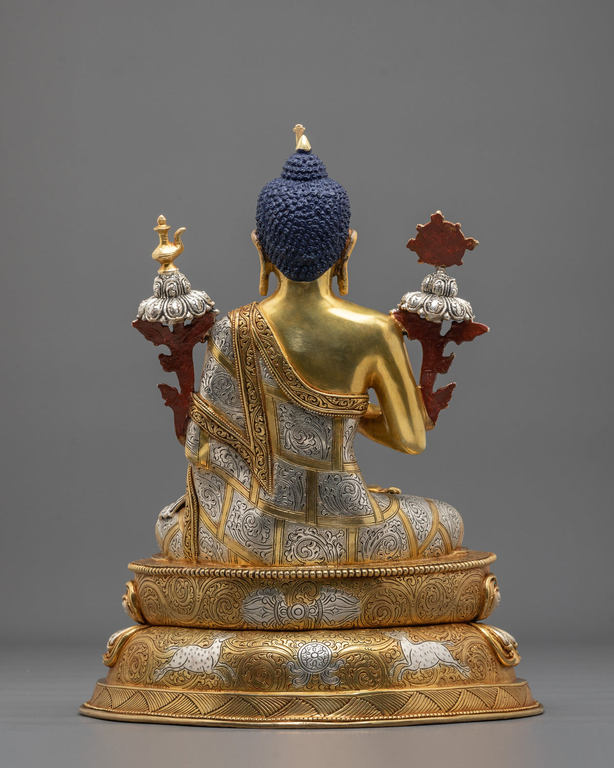 Maitreya Buddha Statue Future of Compassion | 24K Gold Gilded Copper Statue
