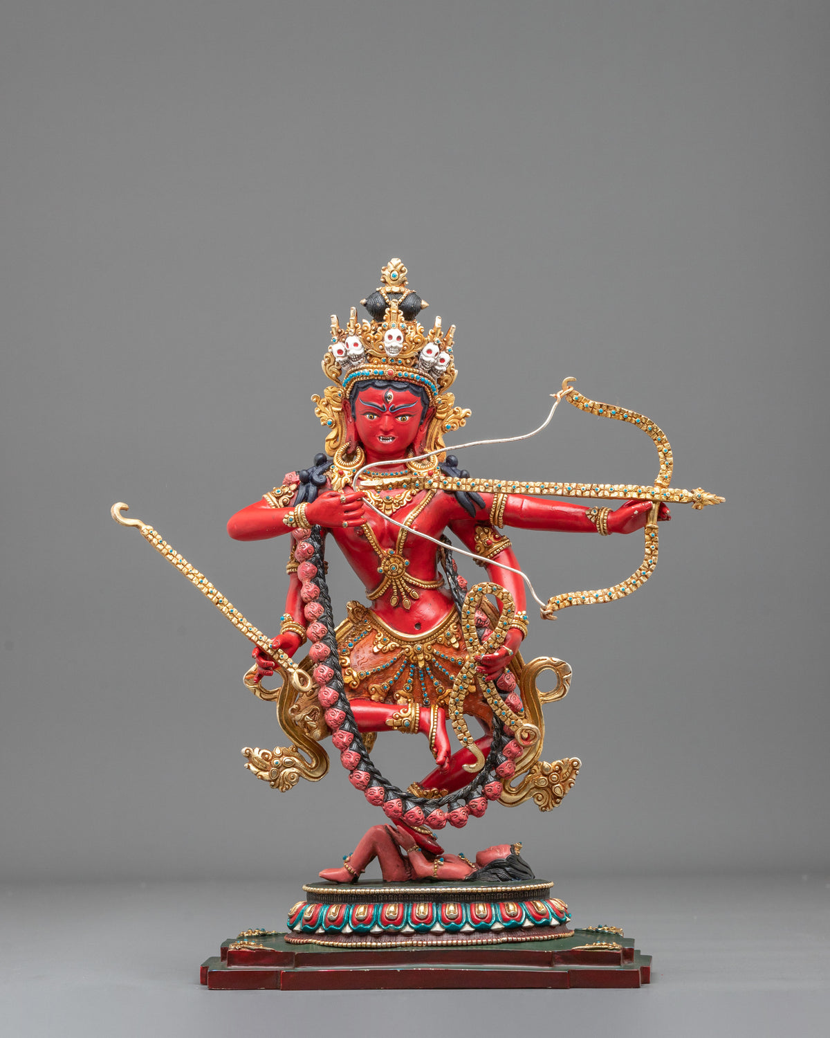Kurukulla Statue | Gemstone Adorned Figurine