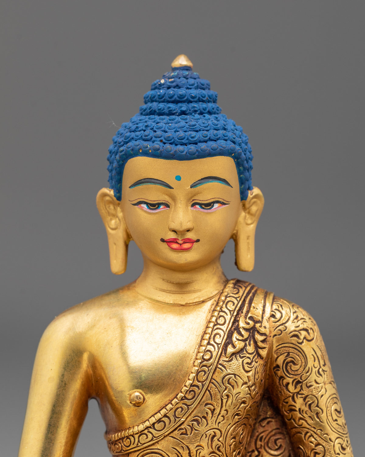 Amitabha Buddha 14cm Tall Sculpture | Buddhist Altar Decor