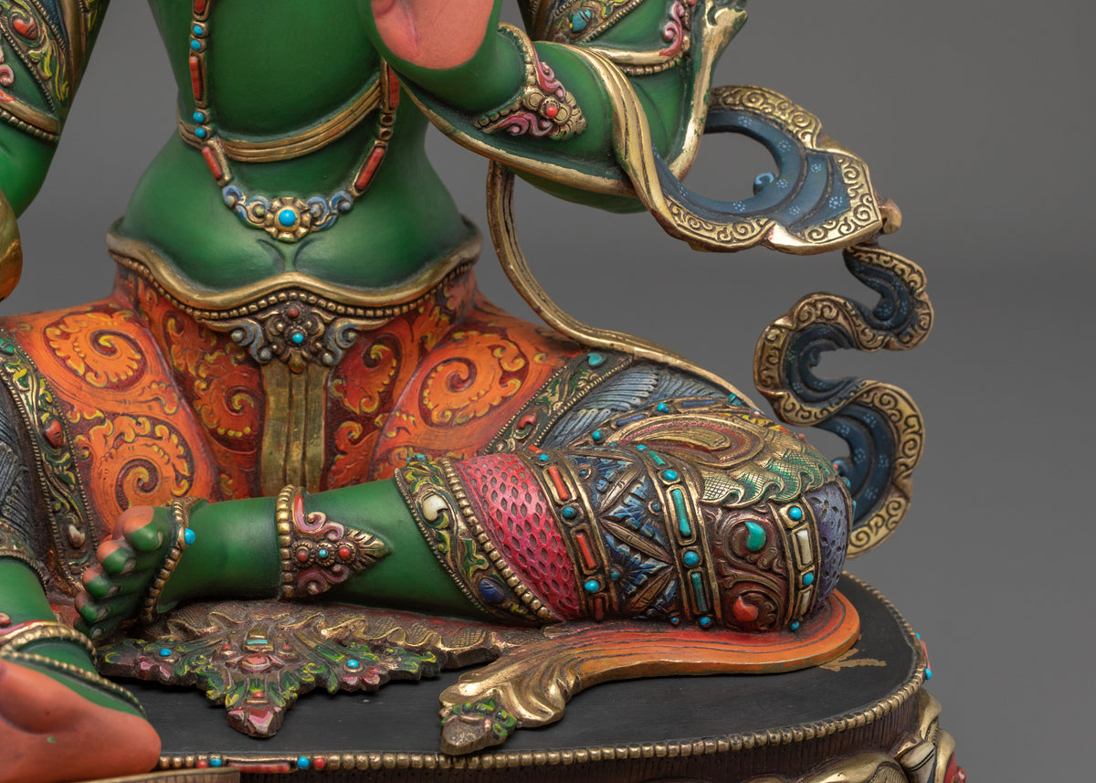 Green Tara Statue | Essence of Swift Compassion