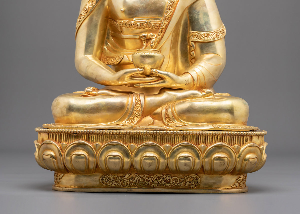Hand Carved Amitabha Buddha Spiritual Statue