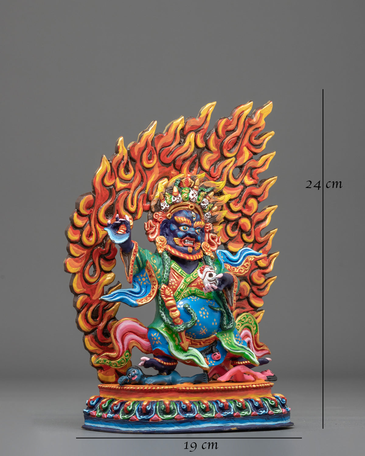 Begtsechen Mahakala Handcrafted Statue | Protector of Dharma and Courage