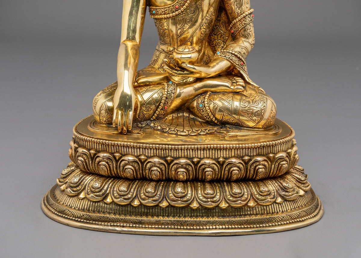 Three Buddhas Copper Statue Collection: Buddhist Art for Longevity and Meditation