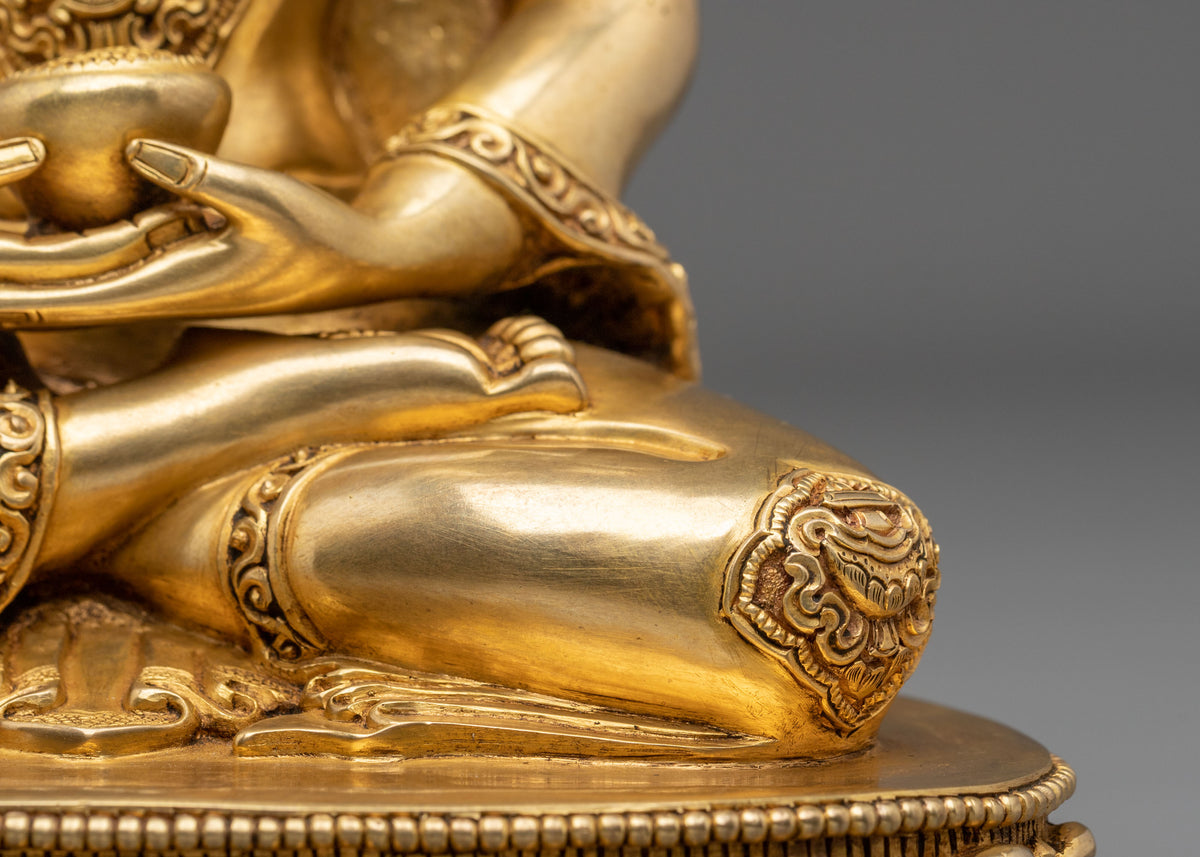 Amitabha Buddha Sculpture for Altar | Buddha of Infinite Light