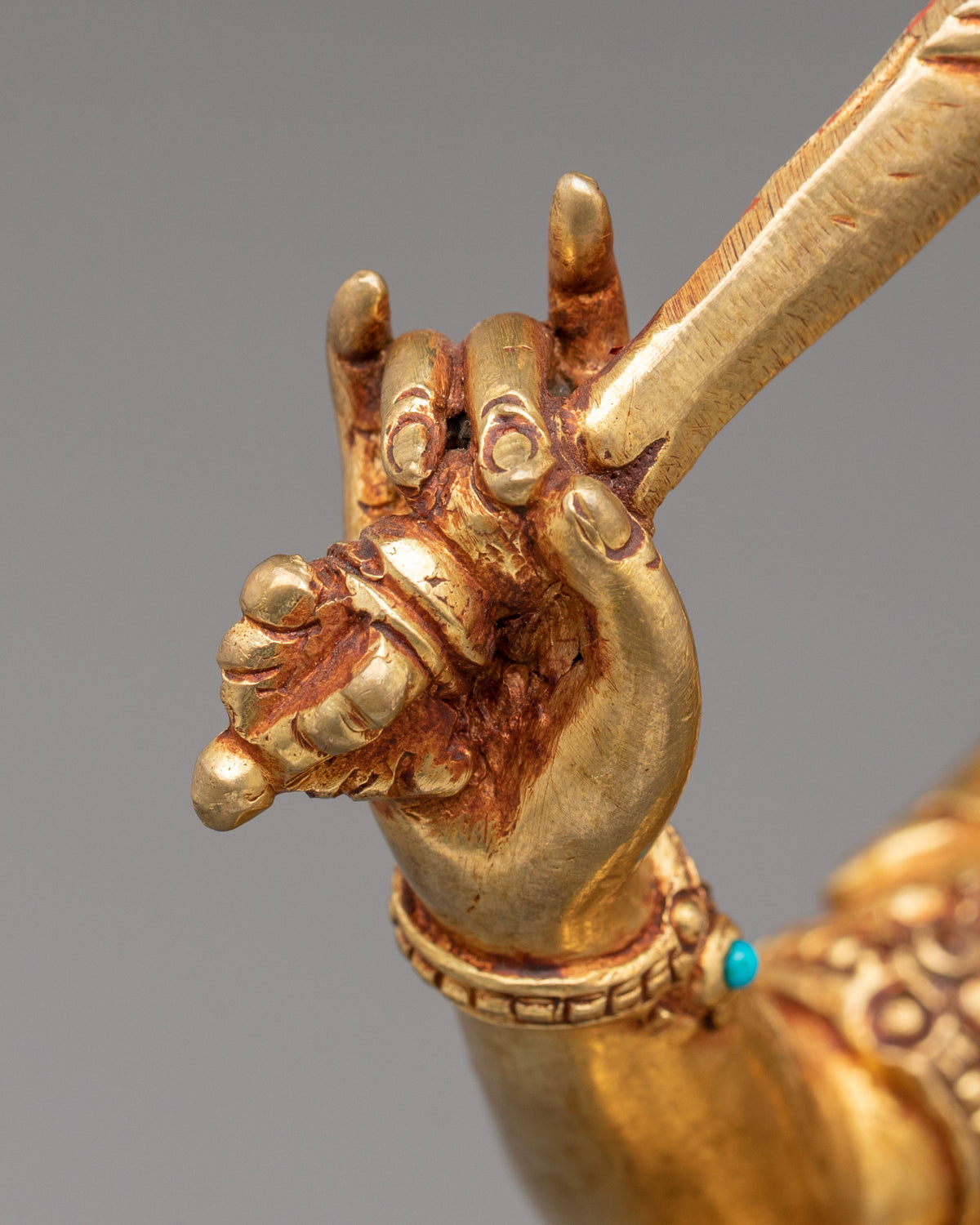 Divine Manjushri Hand Carved Sculpture | Bodhisattva of Supreme Wisdom