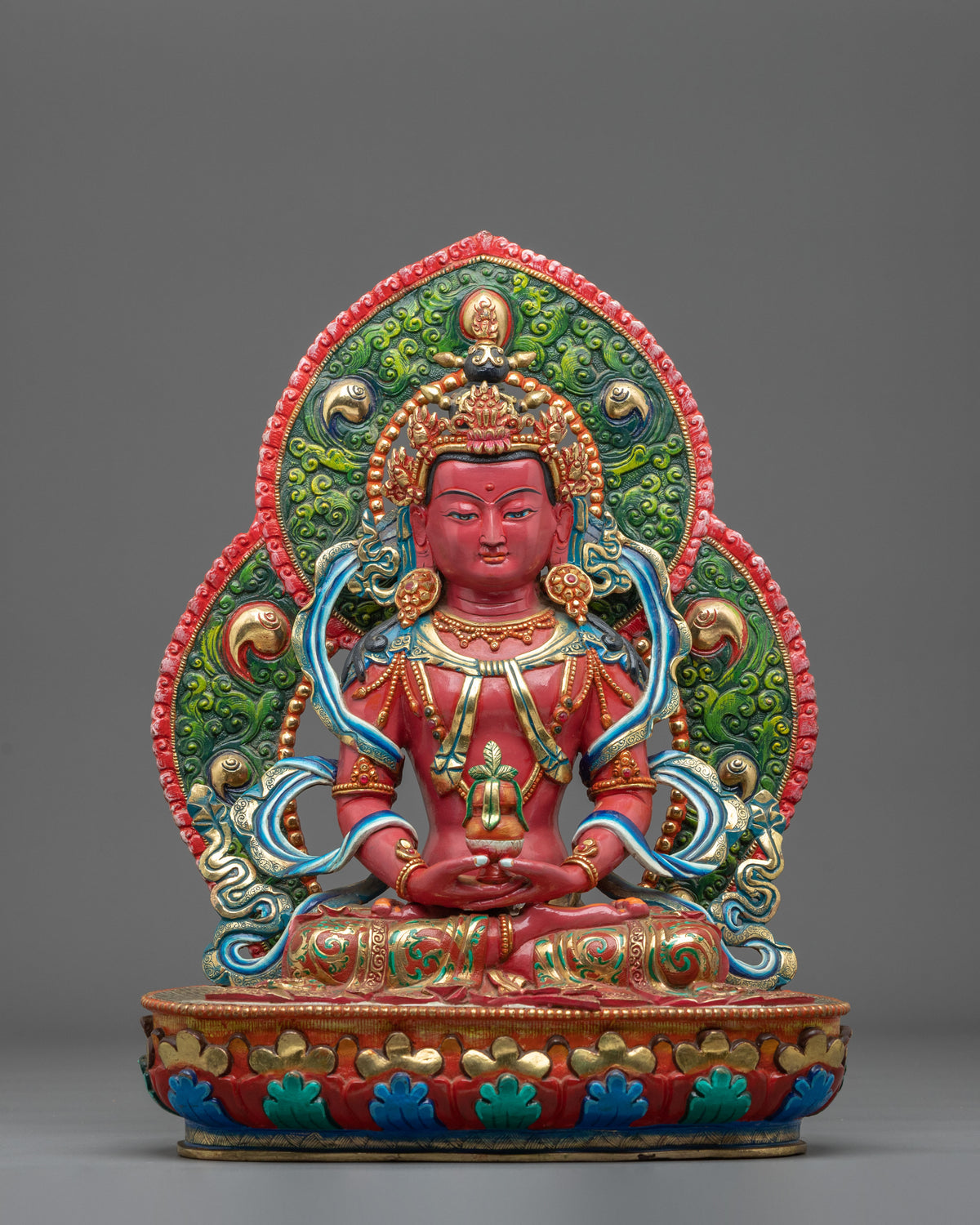 Amitayus Meditation Altar Statue | Buddha of Infinite Life and Longevity