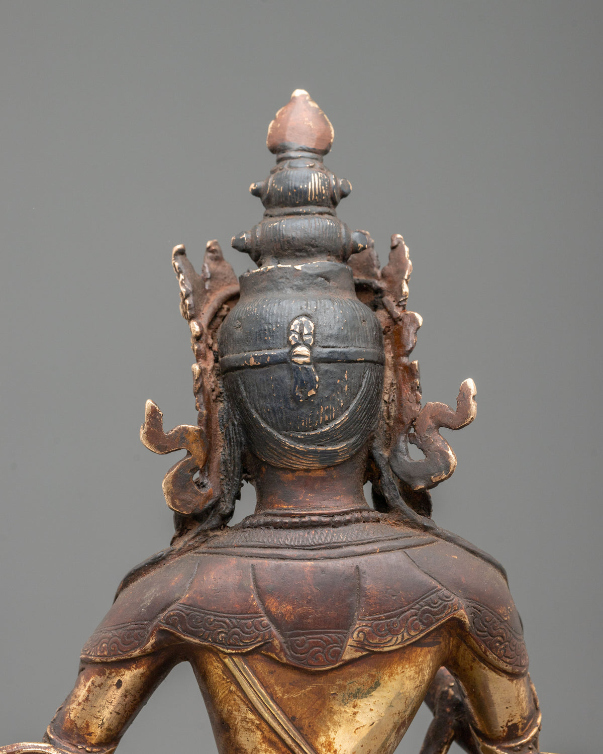Vajrasattva Copper Sculpture | Vajrayana Deity of Purification