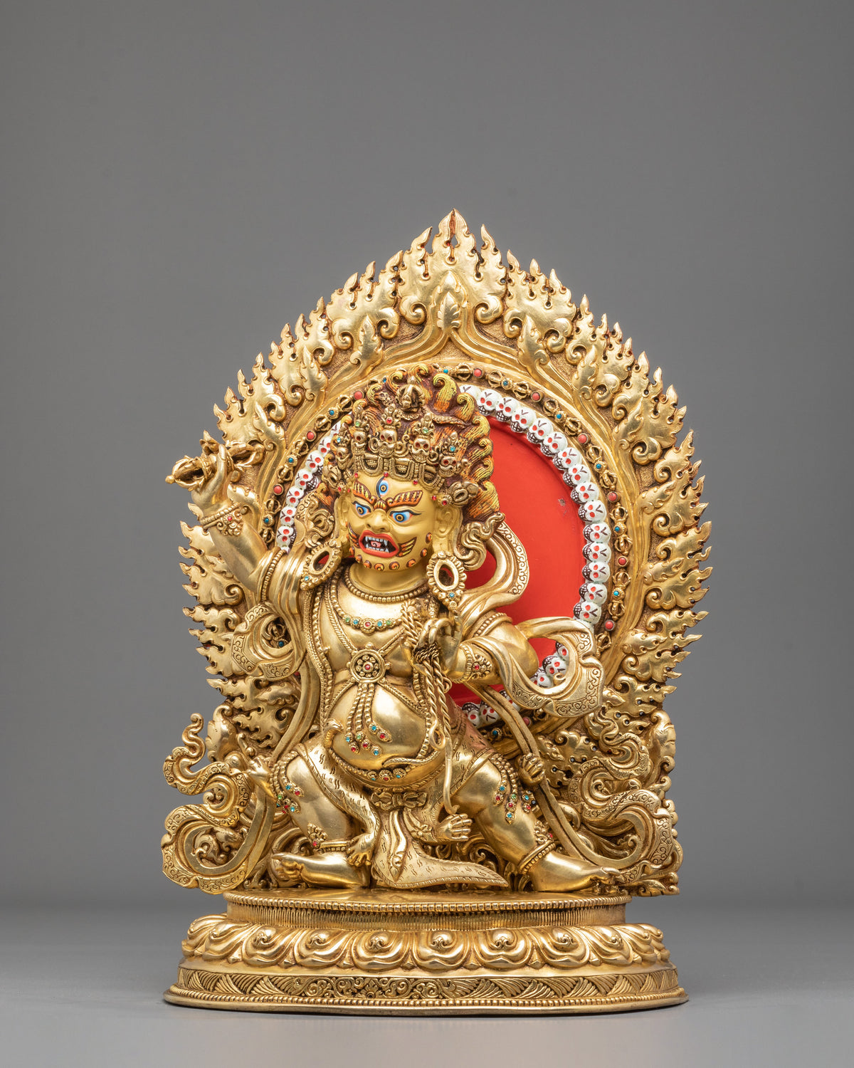 Vajrapani Bodhisattva: Wrathful Wisdom Deity Statue