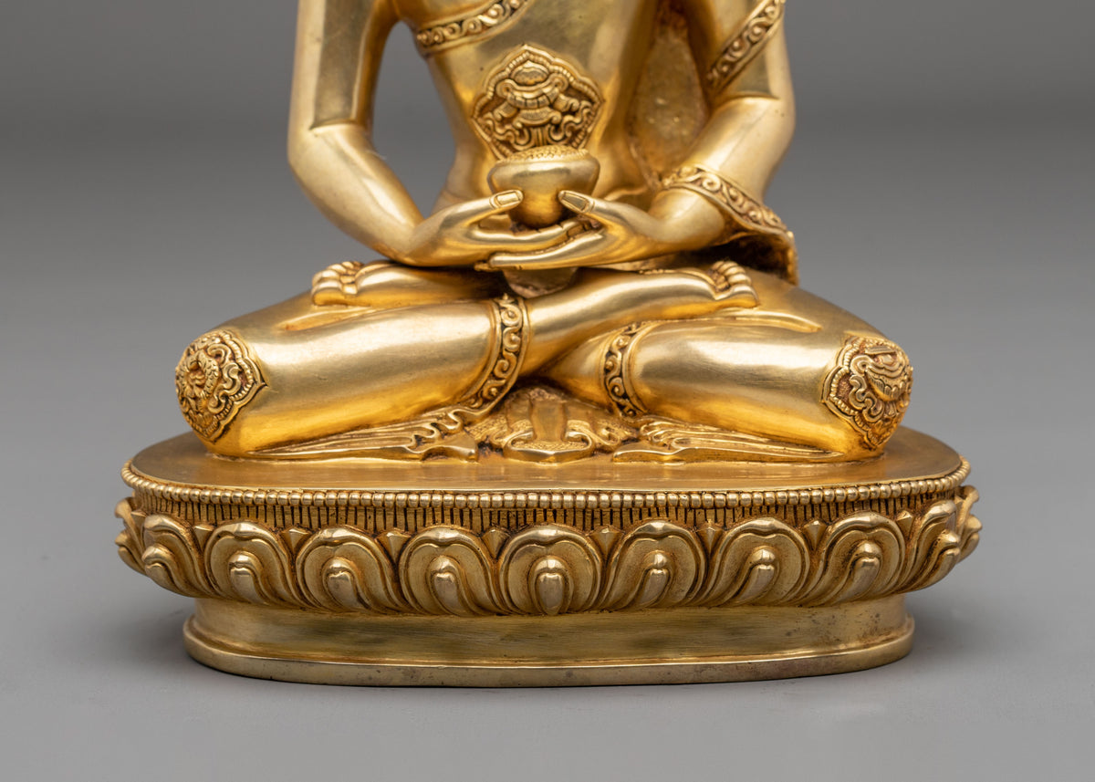 Amitabha Buddha Sculpture for Altar | Buddha of Infinite Light