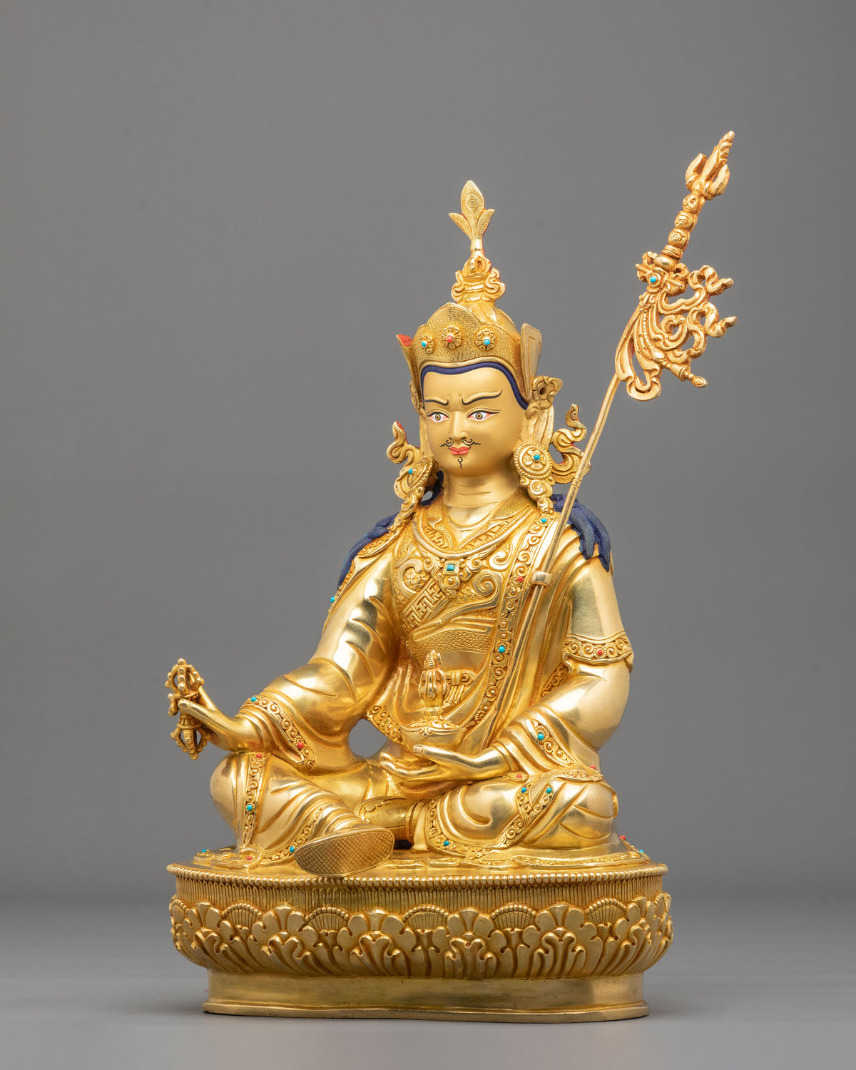 Guru Rinpoche Statue | Lotus-Born Dharma Master of Tibet