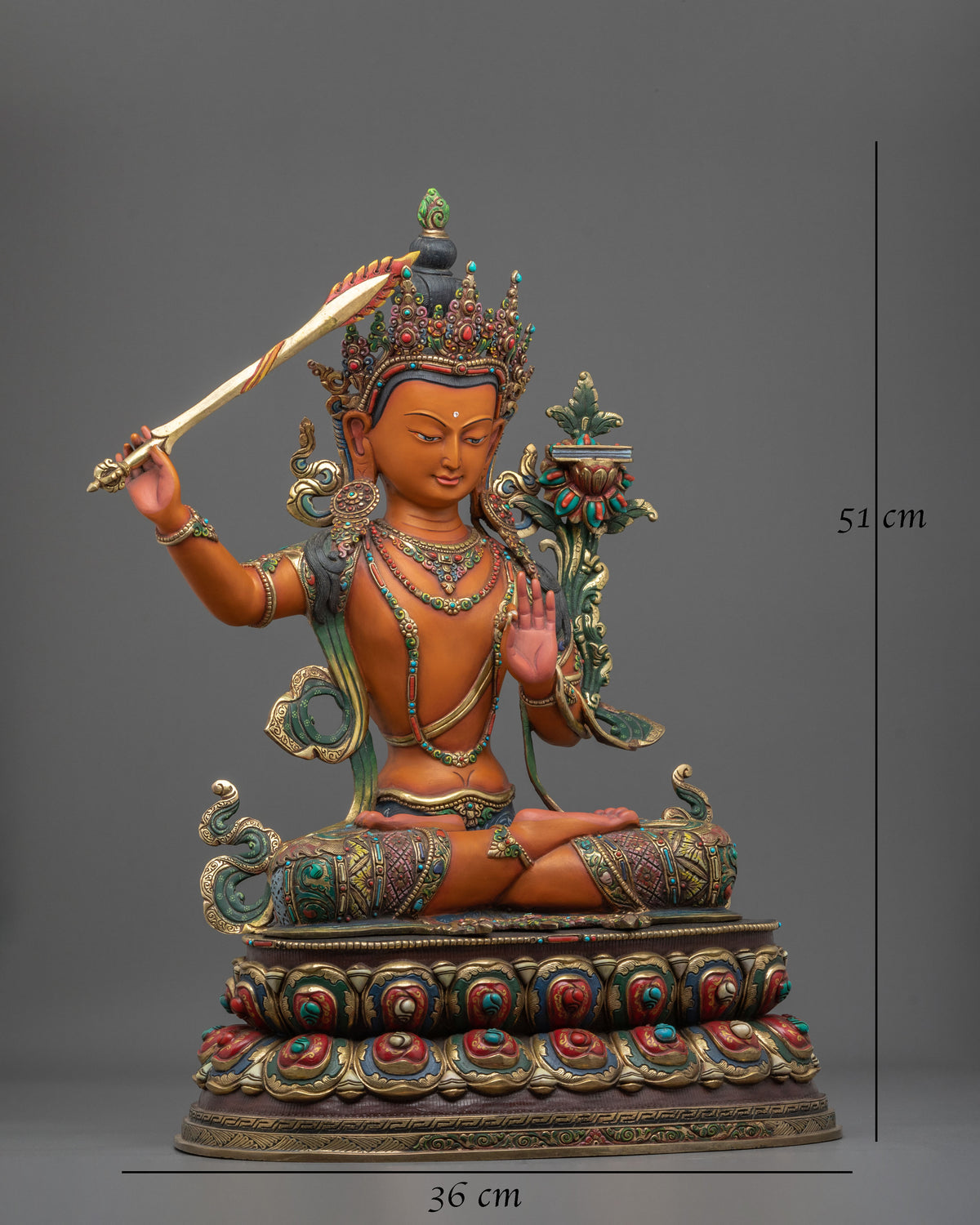Manjushri Statue | Bodhisattva of Clarity