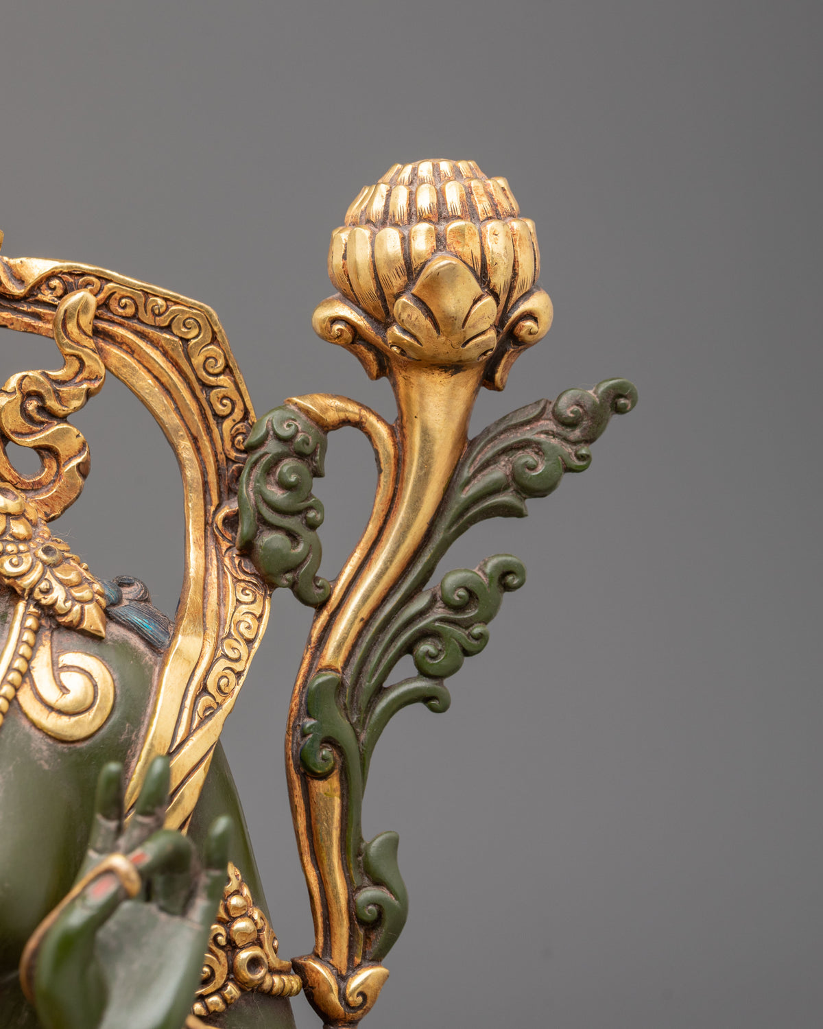 Green Tara Statue | Tibetan Compassionate Guardian