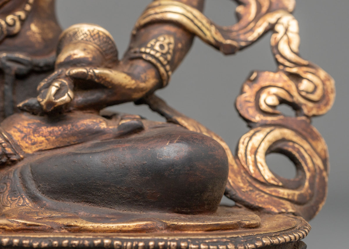 Vajrasattva Copper Sculpture | Vajrayana Deity of Purification