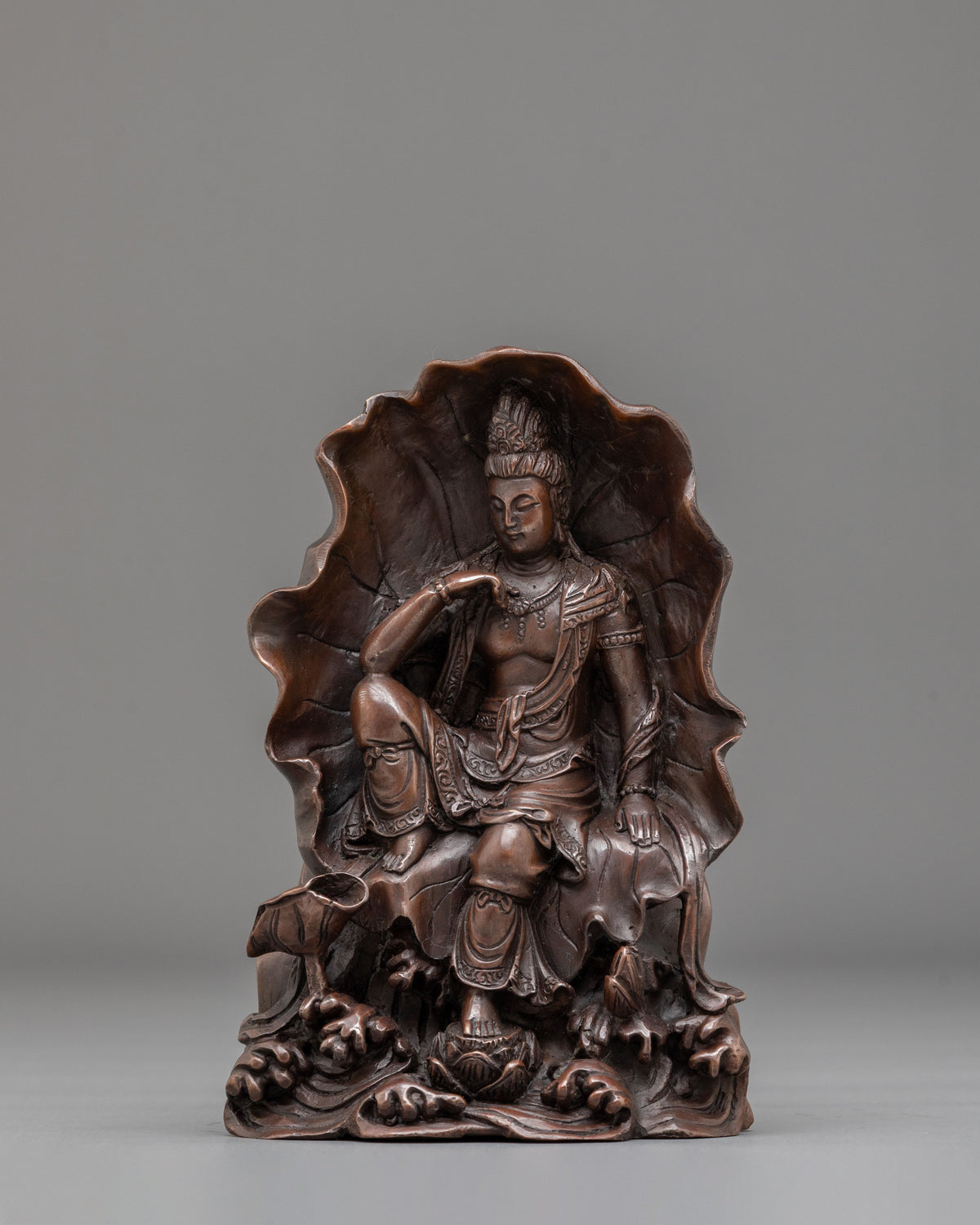 Lokeshwor Statue | Sacred Copper Form of Avalokiteshvara