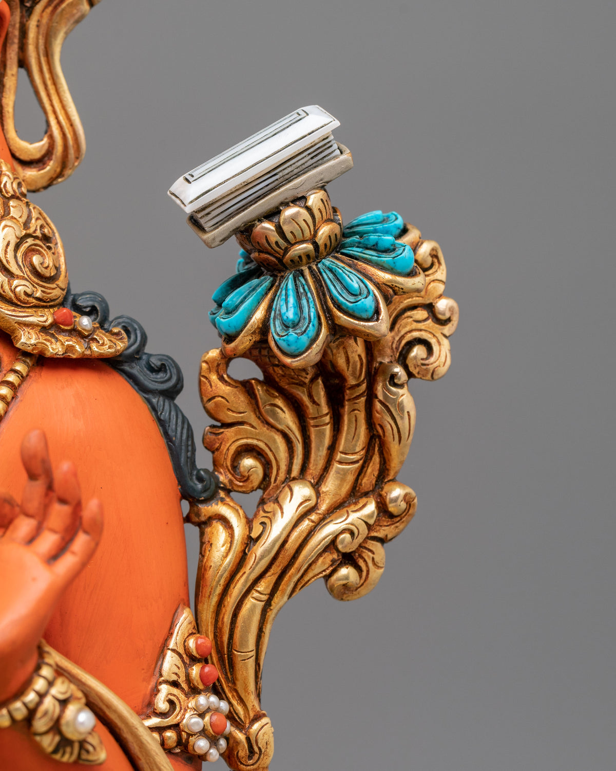 Simhanada Manjushri Bodhisattva Statue
