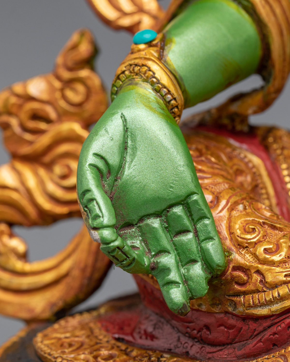 Handcrafted Green Tara Statue | Mother of All Buddha
