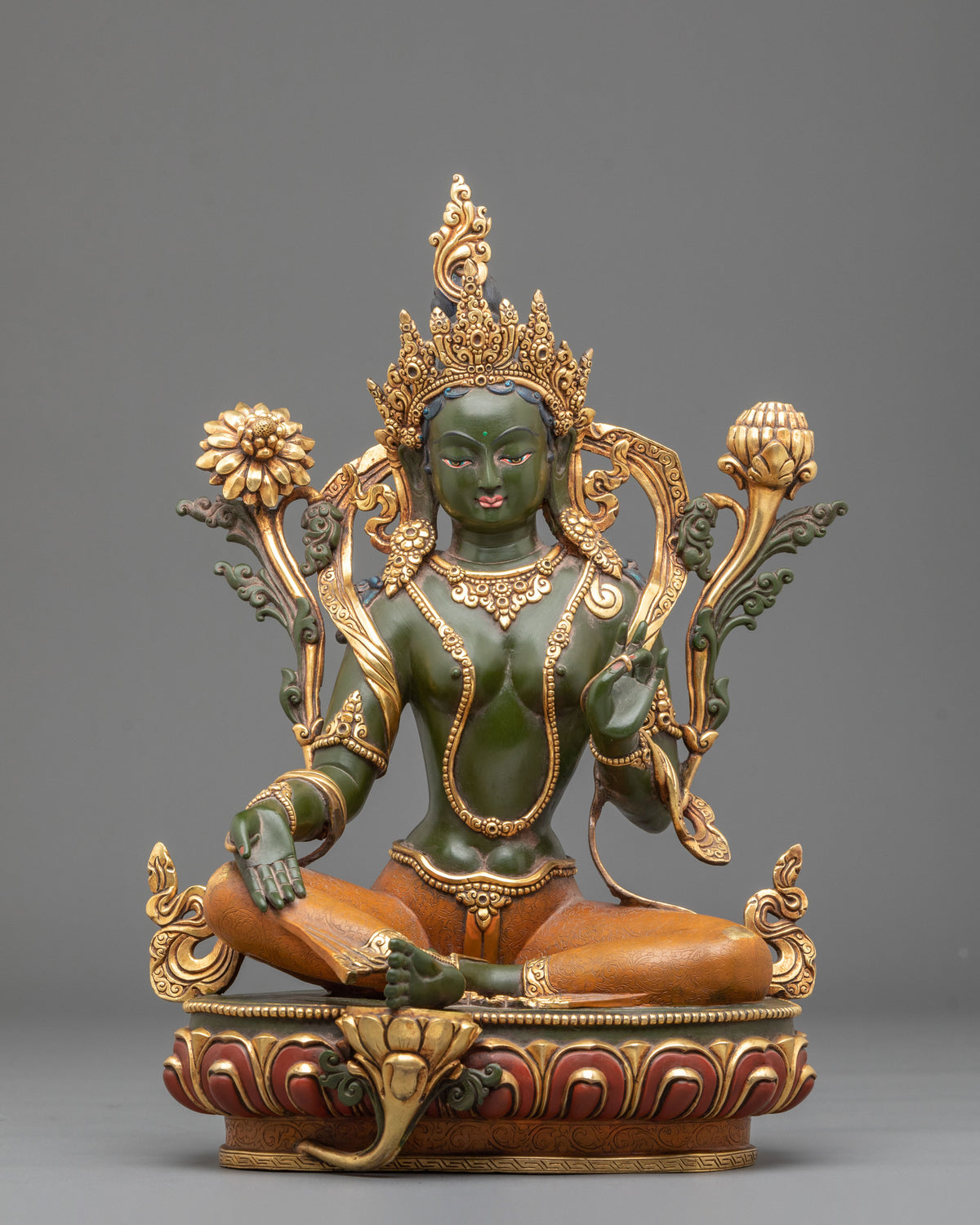 Green Tara Statue