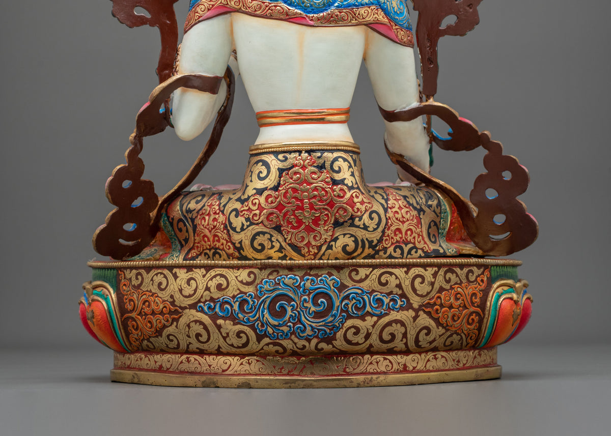 White Tara Statue: Buddhist Deity of Compassion and Longevity