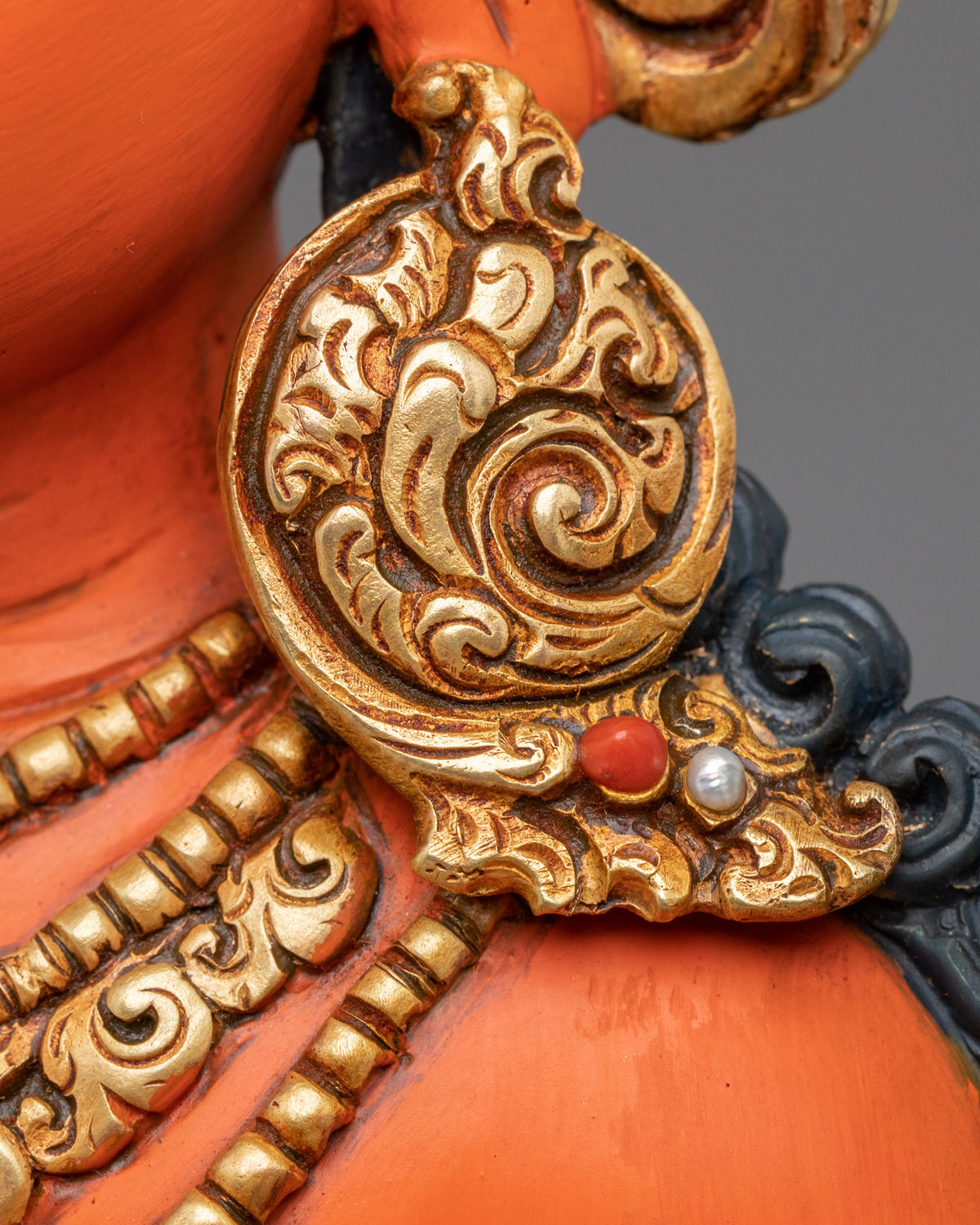 Simhanada Manjushri Bodhisattva Statue