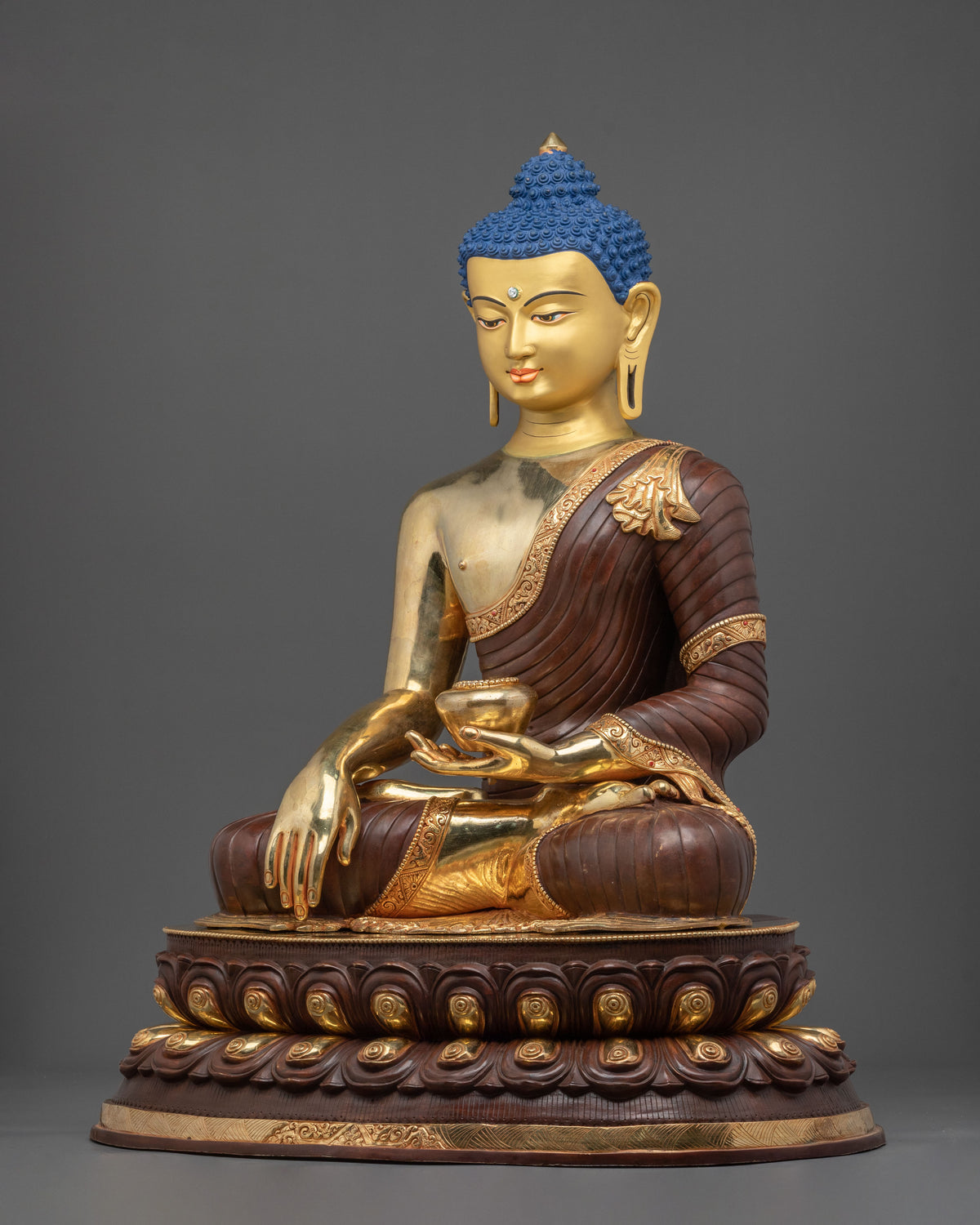 Handmade Shakyamuni Buddha Sculpture for Altar