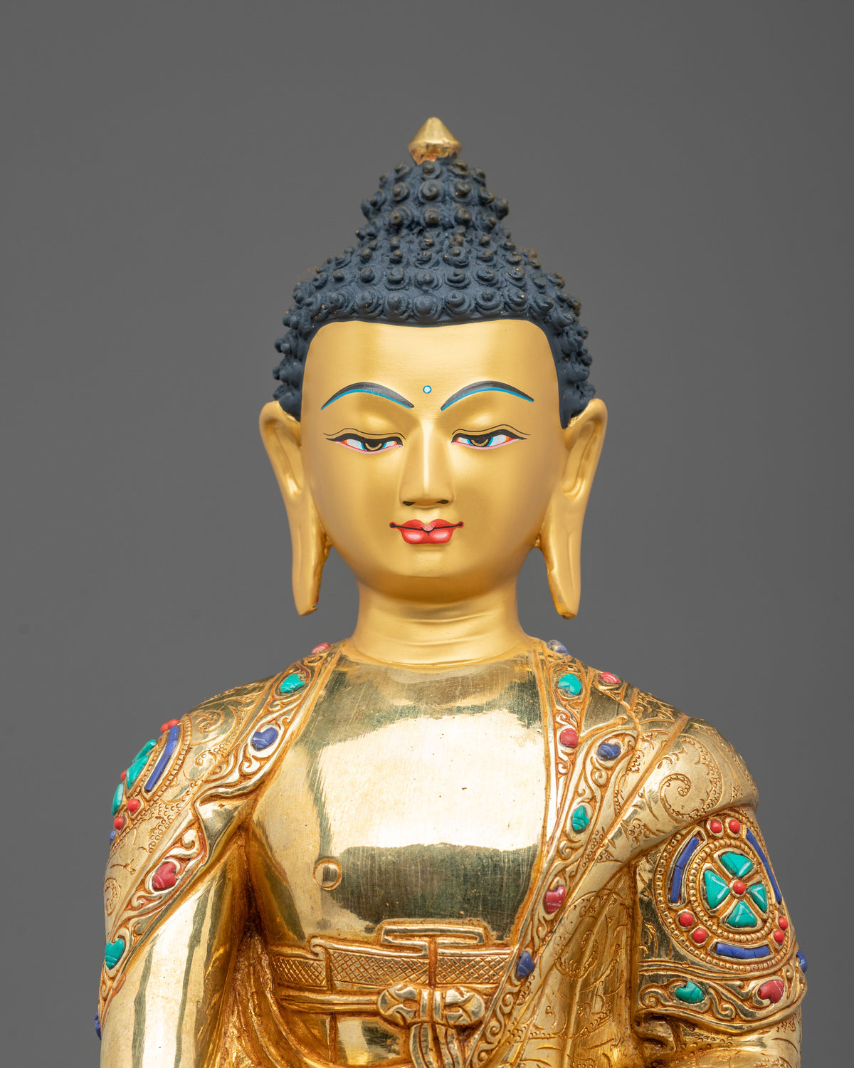Shakyamuni Buddha with Throne