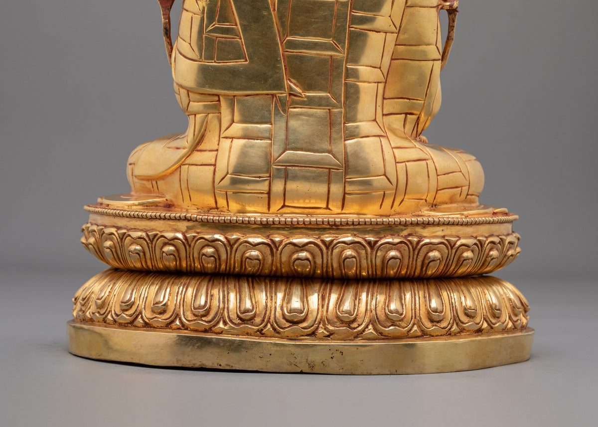 Drogon Chogyal Phagpa Copper Statue | Himalayan Shrine Altar Decor