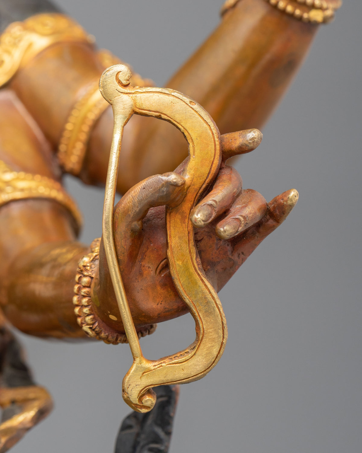 Tibetan Sculpture of Namgyalma | Copper Statue with 24K Gold Gilded