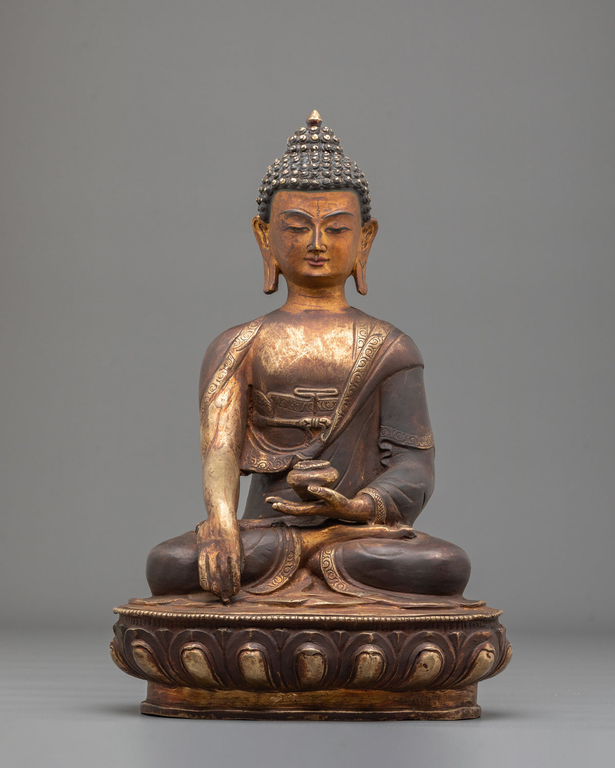 Handmade Shakyamuni Buddha Meditation Statue