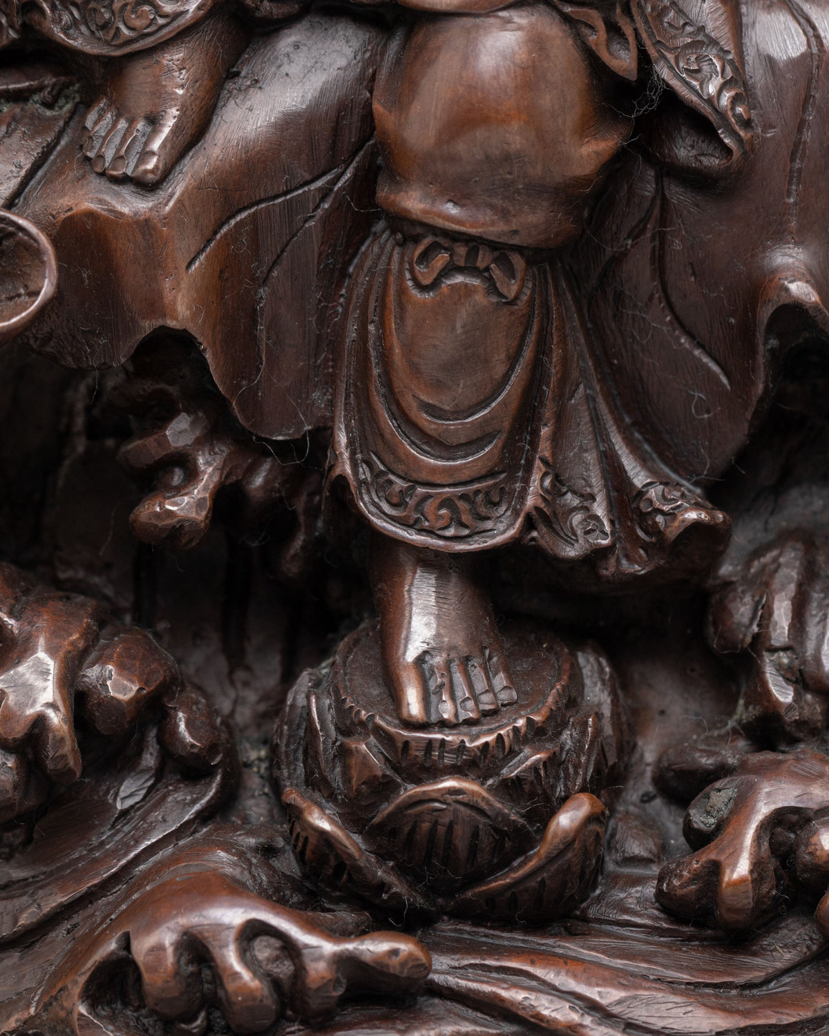 Lokeshwor Statue | Sacred Copper Form of Avalokiteshvara