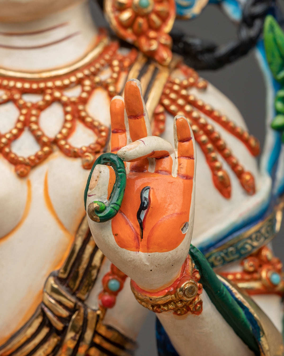 White Tara Meditation Altar Statue | Buddhist Deity of Compassion