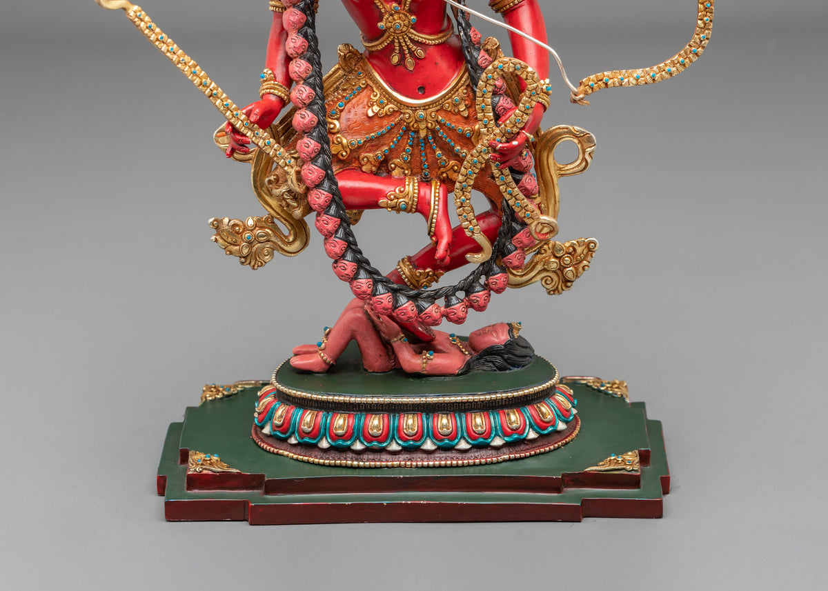 Kurukulla Statue | Gemstone Adorned Figurine