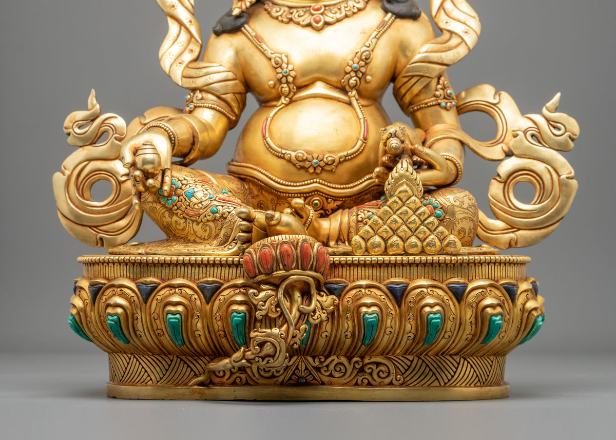 Dzambhala Figurine | Handcrafted Copper Wealth Form