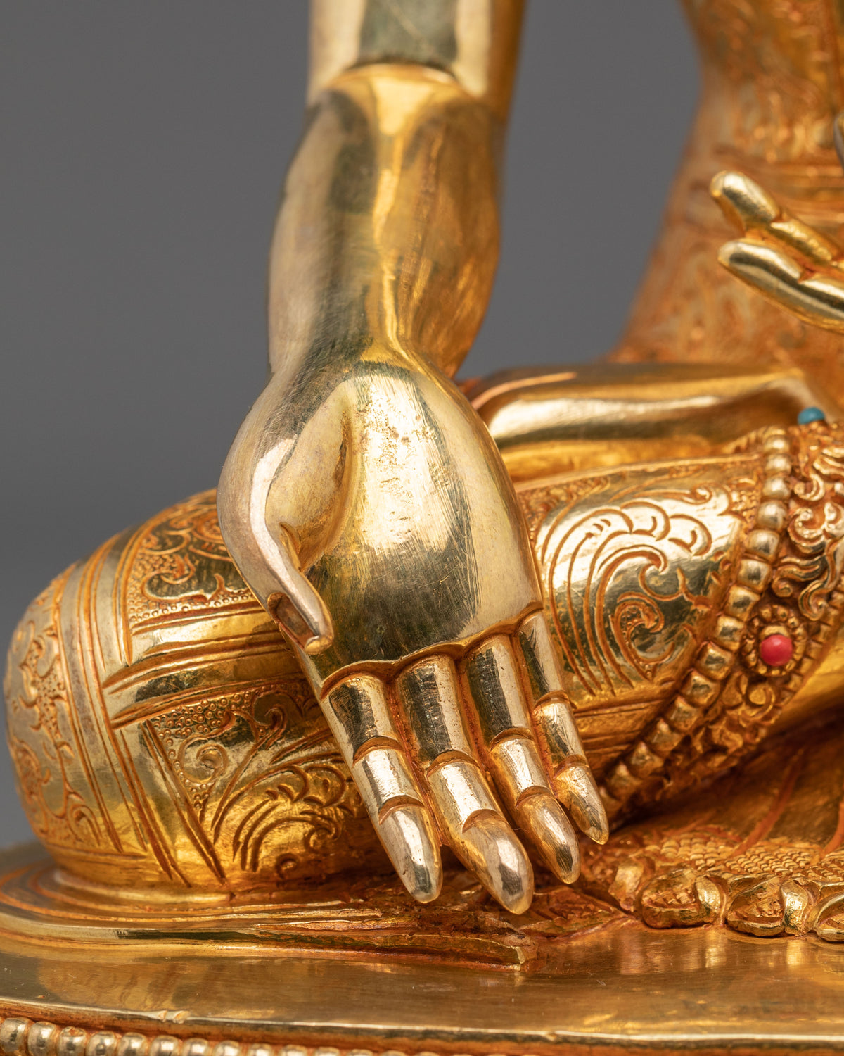 Ratnasambhava 24K Gold Coated Figurine | Home Decor