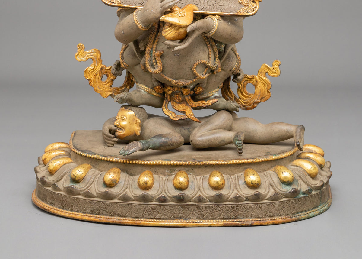 Shakya Mahakala Statue | Wrathful Guardian of Wisdom