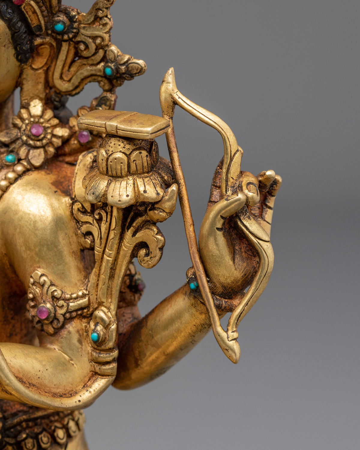 Maha Manjushri Traditional Sculpture | Traditional Buddhist Art