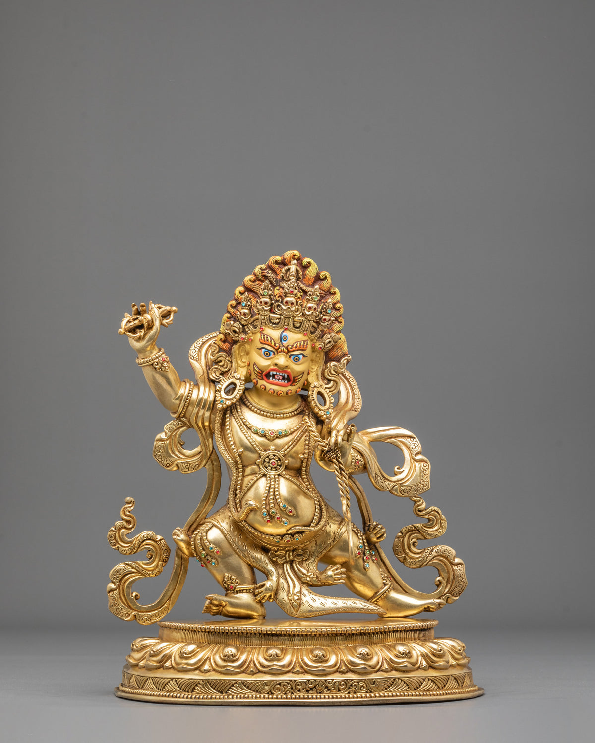 Vajrapani Bodhisattva: Wrathful Wisdom Deity Statue