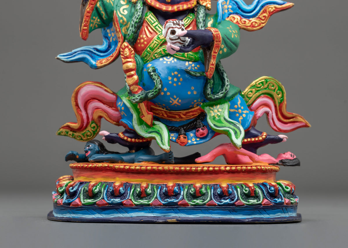 Begtsechen Mahakala Handcrafted Statue | Protector of Dharma and Courage