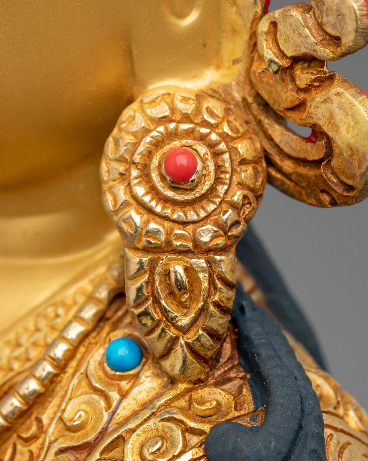 Handmade Guru Rinpoche Himalayan Sculpture