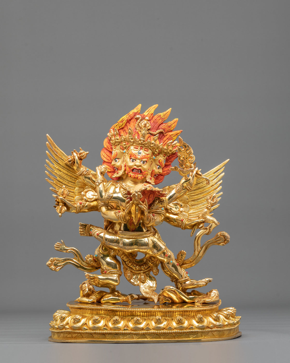 Wrathful Deity Vajrakilaya Sculpture: Purification and Protection