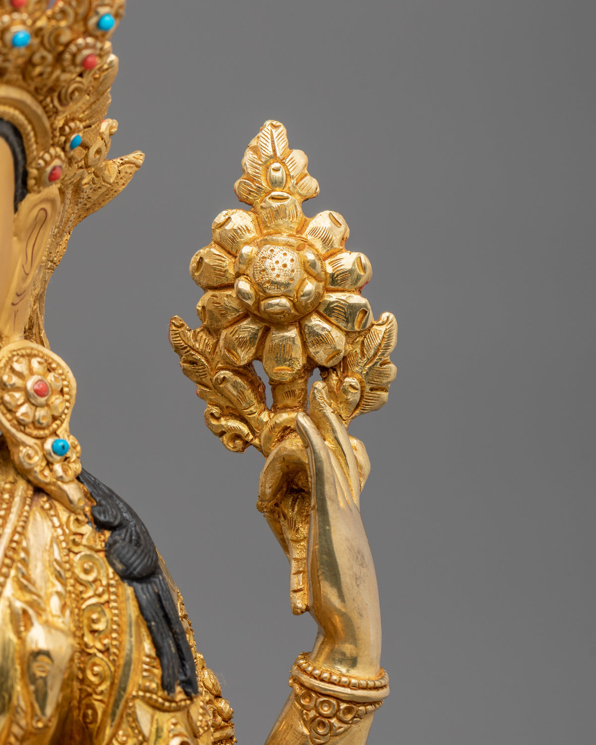 Chenrezig Copper Statue | Sacred Buddhist Guardian