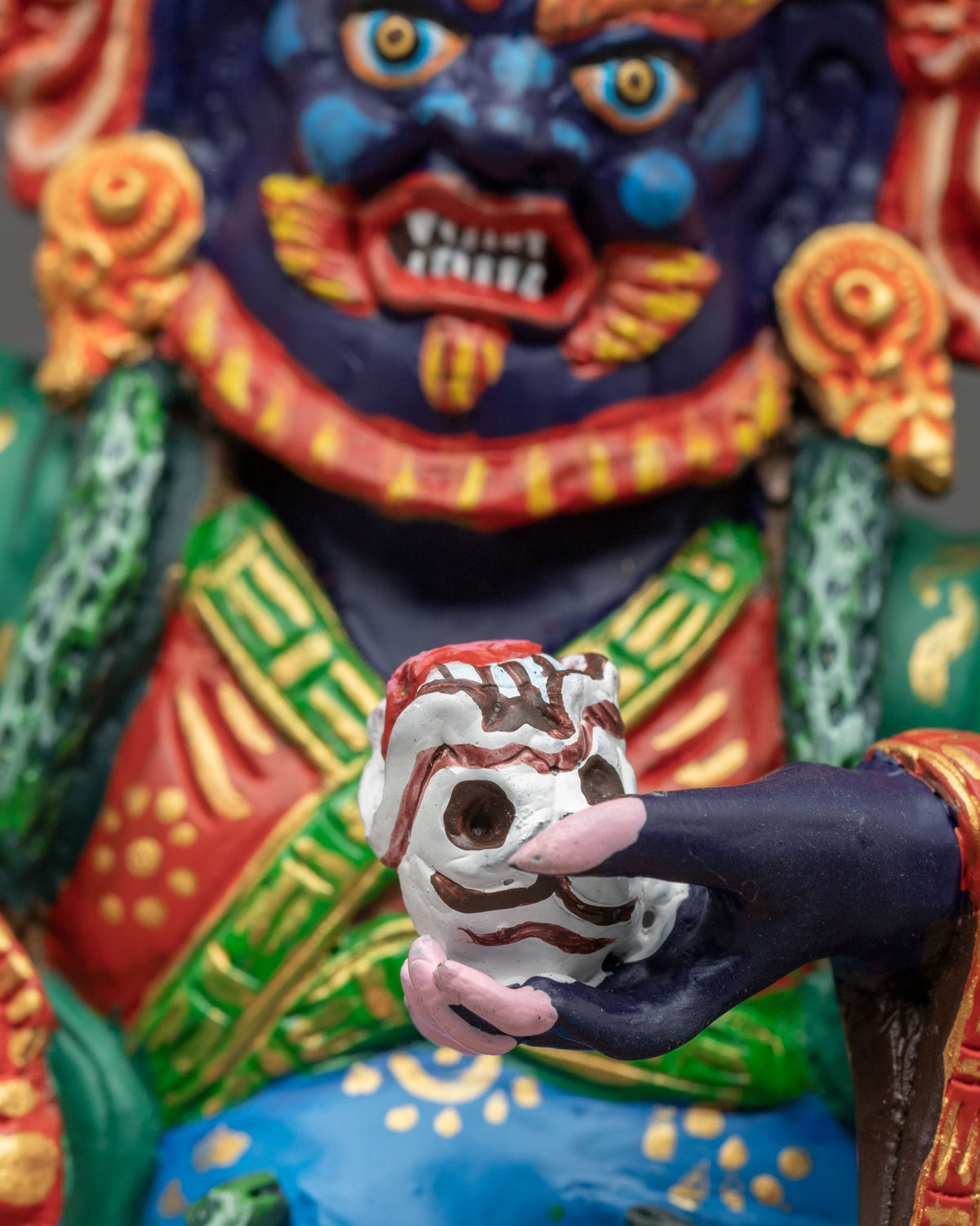 Begtsechen Mahakala Handcrafted Statue | Protector of Dharma and Courage