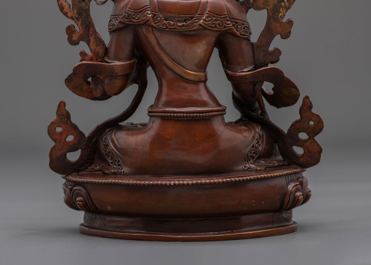 White Tara Sculpture | Goddess of Longevity