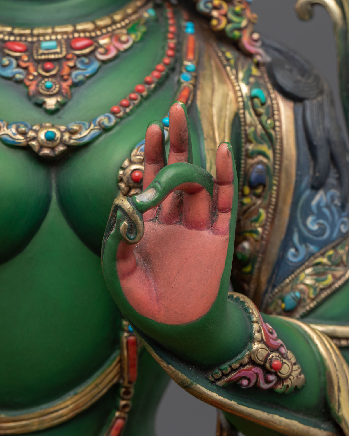 Green Tara Statue | Essence of Swift Compassion