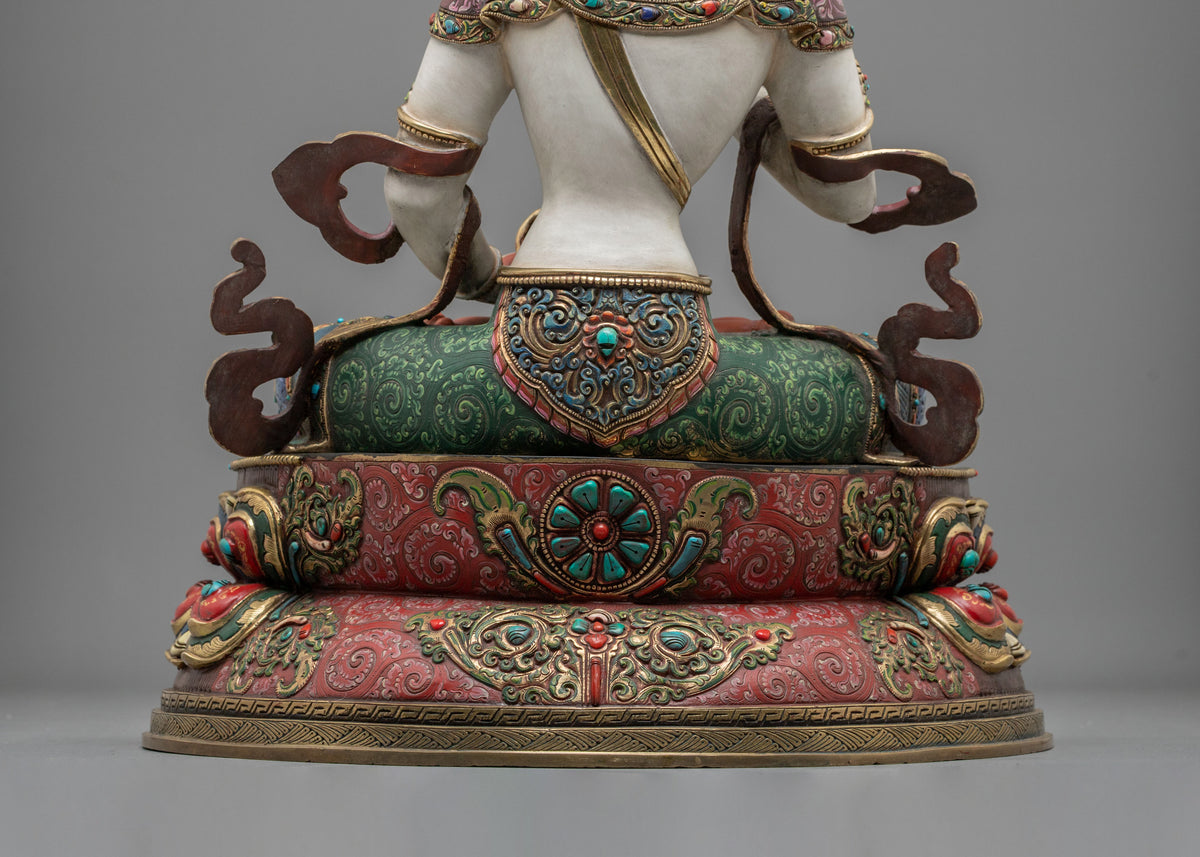 Vajrasattva Copper Statue | Handcrafted Buddhist Figurine