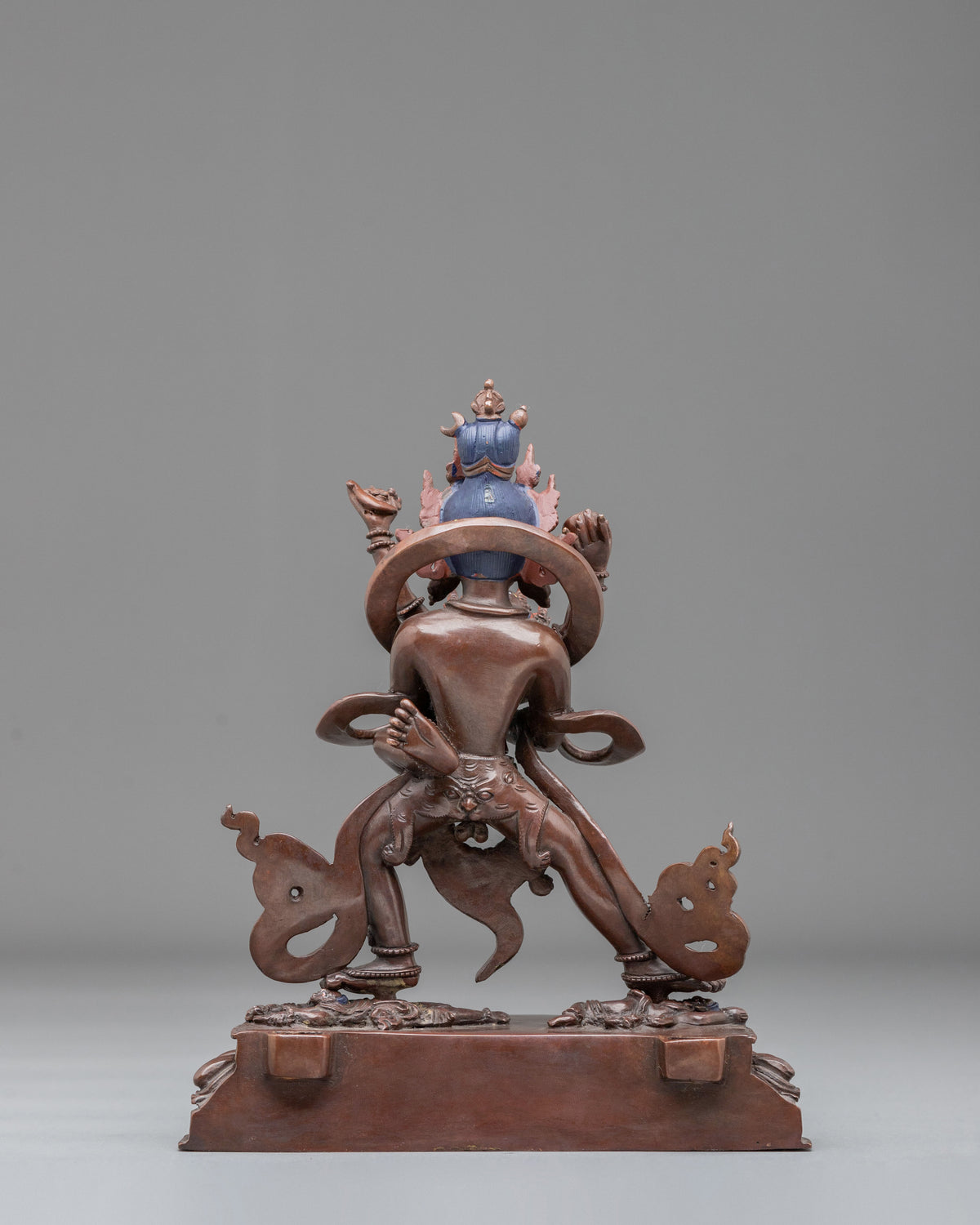 Chakrasamvara Statue | Oxidized Copper Sacred Figurine