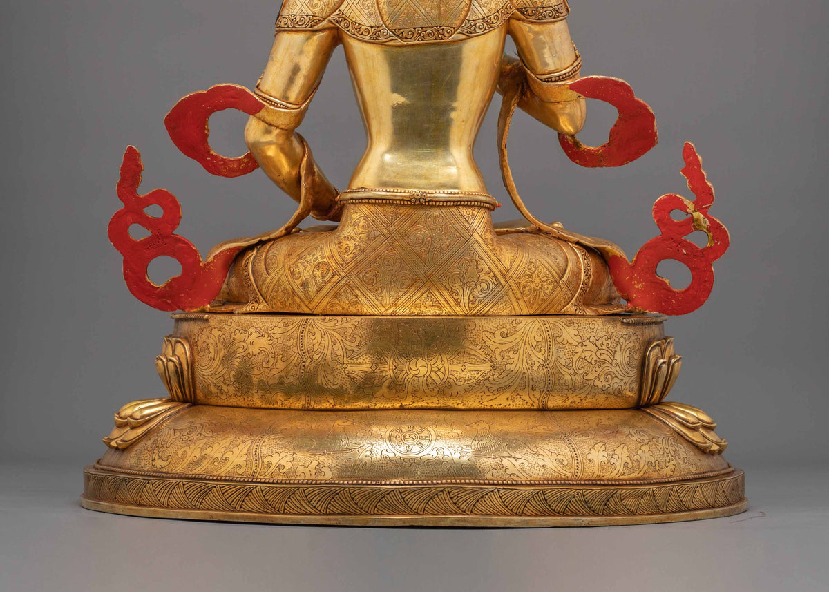 Hand Carved Vajrasattva Spiritual Purification Statue
