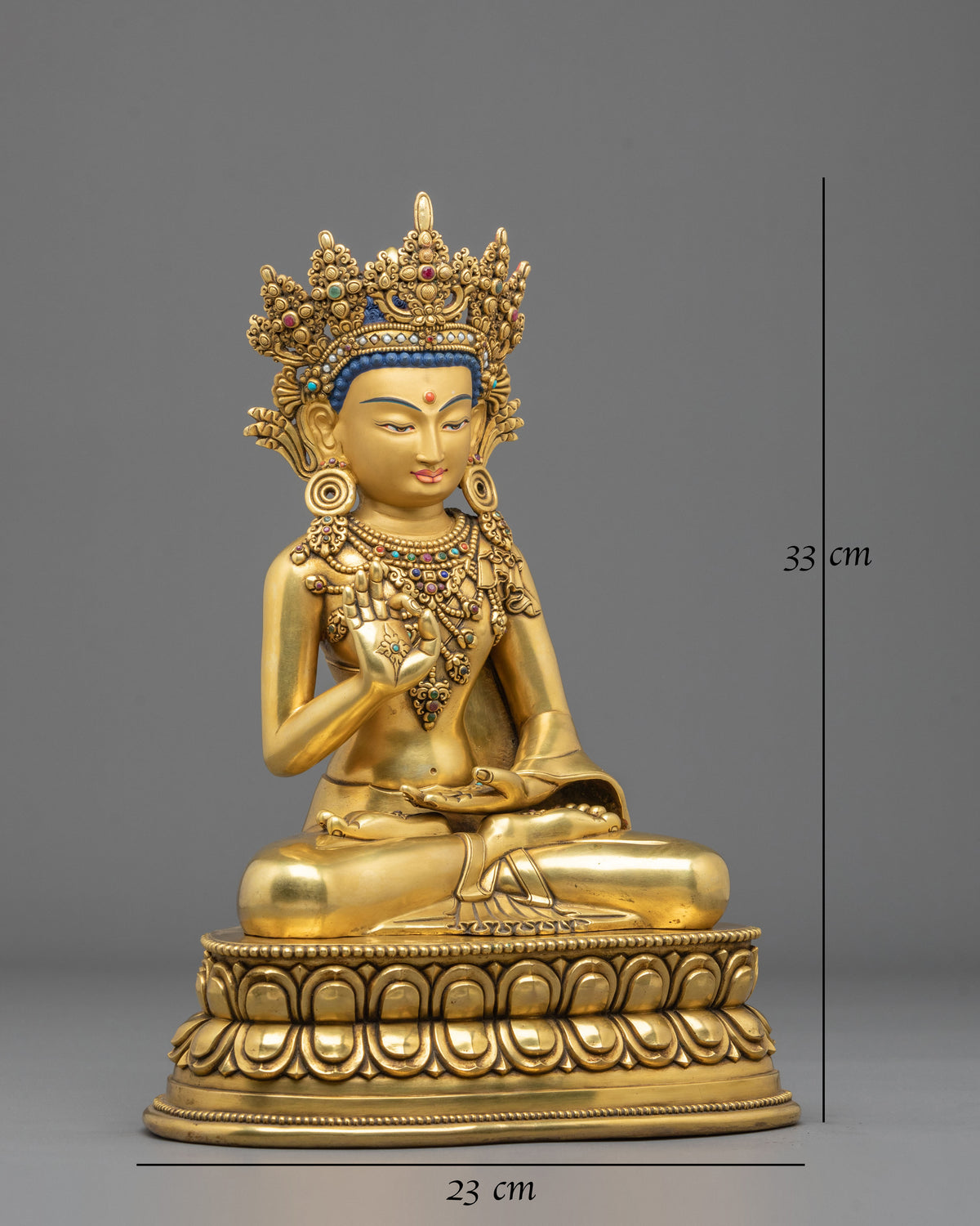 Crown Amogasiddhi Statue | Buddha of Fearless Accomplishment