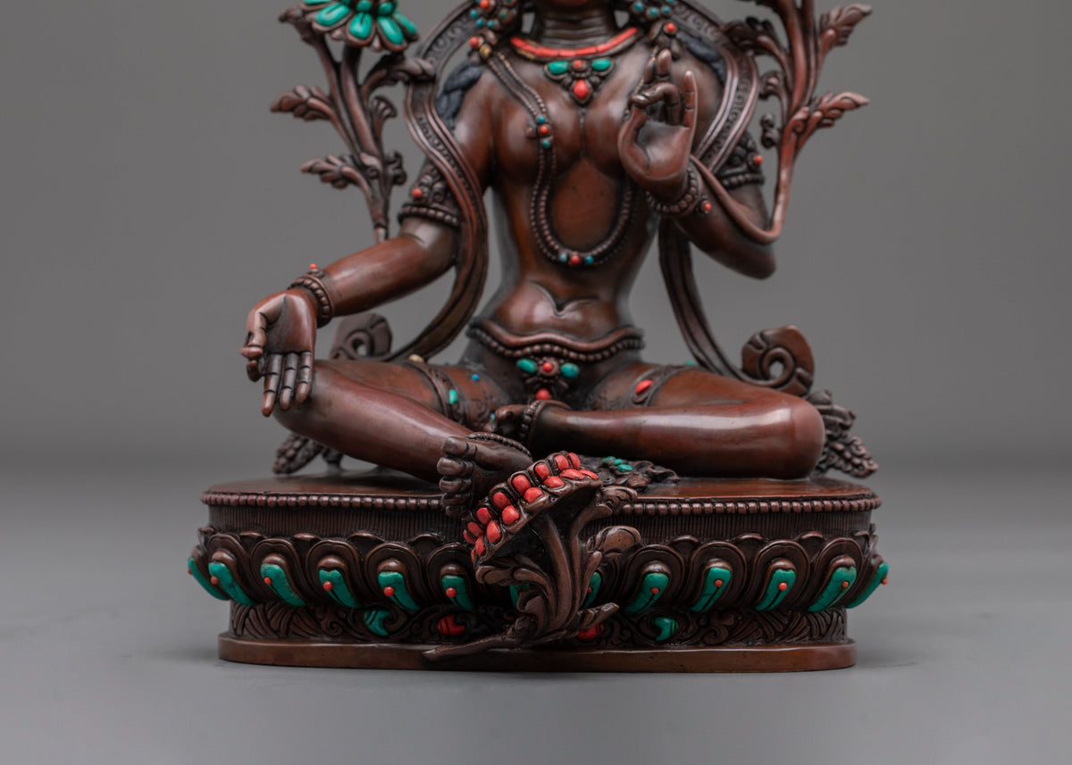 Green Tara Sacred Statue | The Mother of Compassion
