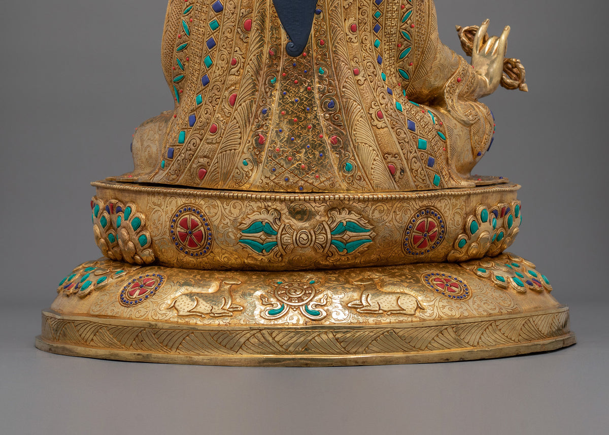 Guru Rinpoche Traditional Handcrafted Statue